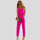 Summer New Ladies Solid Color Jumpsuit