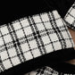 Jupe de costume bébé fille à imprimé écossais noir