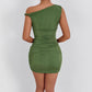 New Summer One-shoulder Off-the-shoulder Dress
