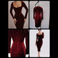 Women's Slim-fit Suede High-end Dress