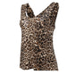 Camisole ample imprimée grande taille pour femme