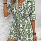 Batwing-sleeve Belted Shirt Jumpsuit