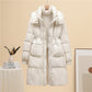 Fashion Down Jacket Women's Mid-length Thick Below The Knees Coat