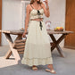 Casual Beach Vacation Set Bow-Tie Lace Skirt