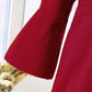 Children's Clothing Young And Little Girls Winter Solid Color Stitching Fur Collar Woolen Coat Outerwear