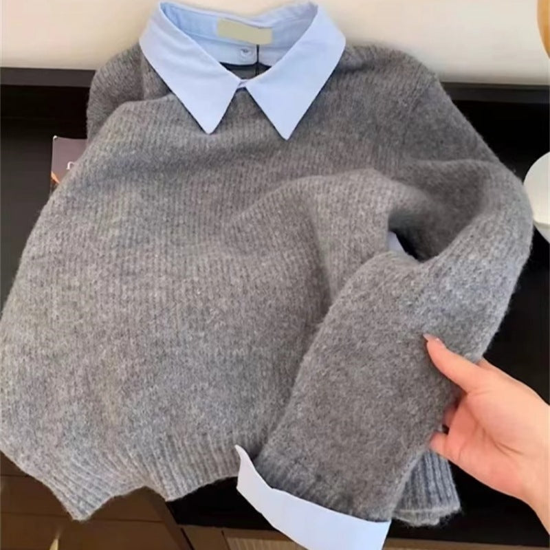 Pull ample et doux à la mode pour femme