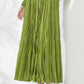 Solid Color Embroidered Long-sleeved Top Handmade Pleated Two-piece Overskirt Suit