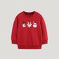 Pull en coton tricoté à col rond pour enfants, modèles d'automne, broderie de dessin animé