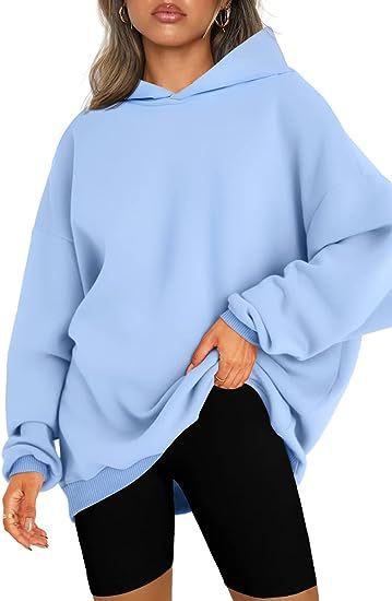 Pull à capuche ample surdimensionné pour femme