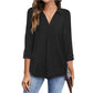 Women's Pullover V-neck Tops