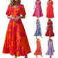 Puff Sleeve Floral Casual Summer Dress