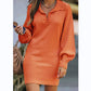 Women's Lantern Sleeve Loose Sweater