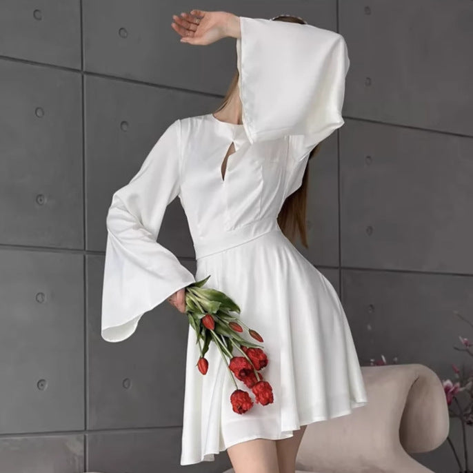 Women's V-neck Waist-tight Party Skirt