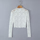 Women's American-style Turtleneck Long-sleeved Top T-shirt