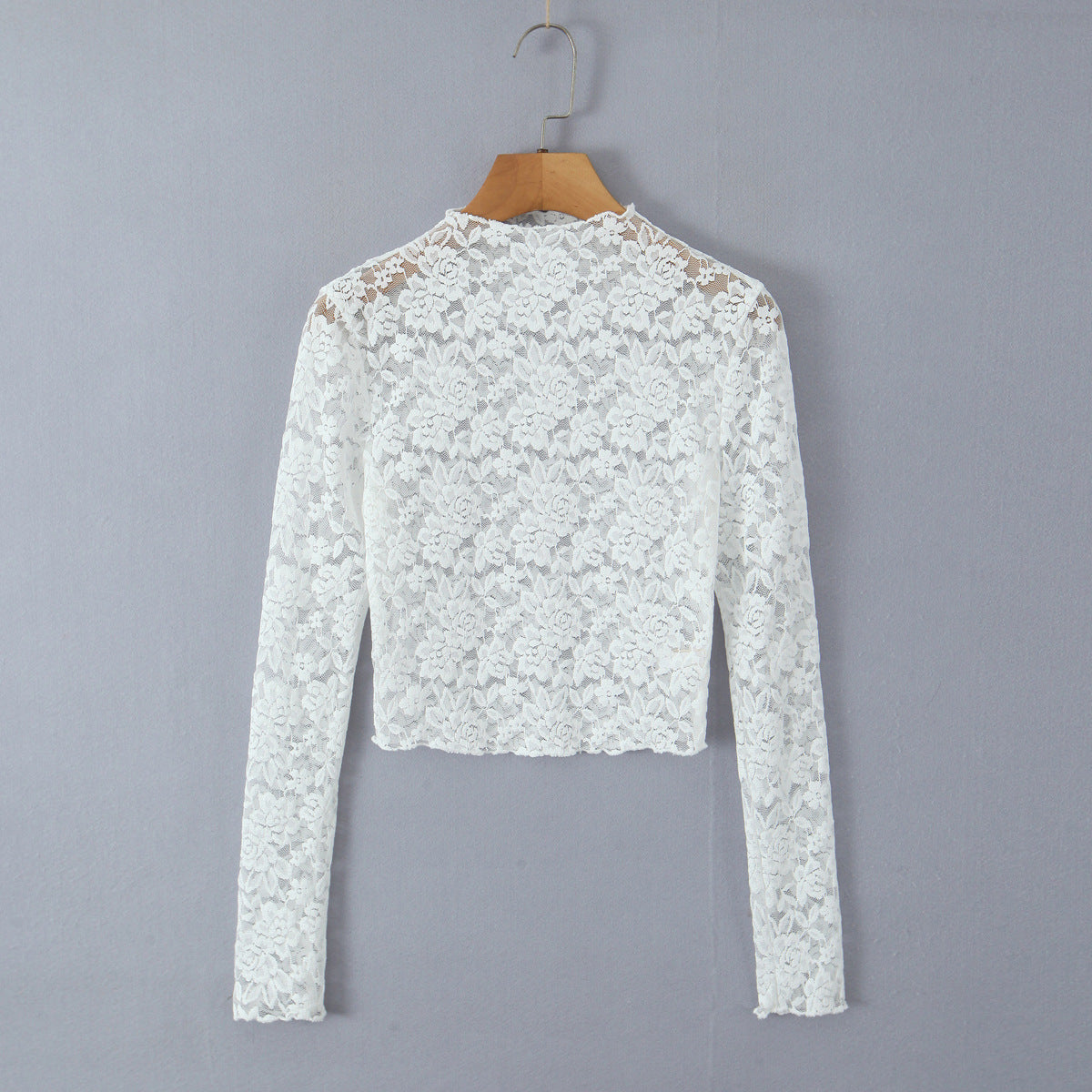 Women's American-style Turtleneck Long-sleeved Top T-shirt