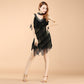 Fitness Performance Tassel Latin Dance Skirt Dress