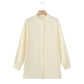 Long Sleeve Shirt Loose Wide Leg Pants Casual Two-piece Suit