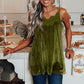 Women's Small Sling Multi-color Lace Top