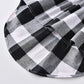 Robe à carreaux simple et décontractée pour fille