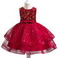 Princess Flower Girl Sequined Pettiskirt Girl Dress