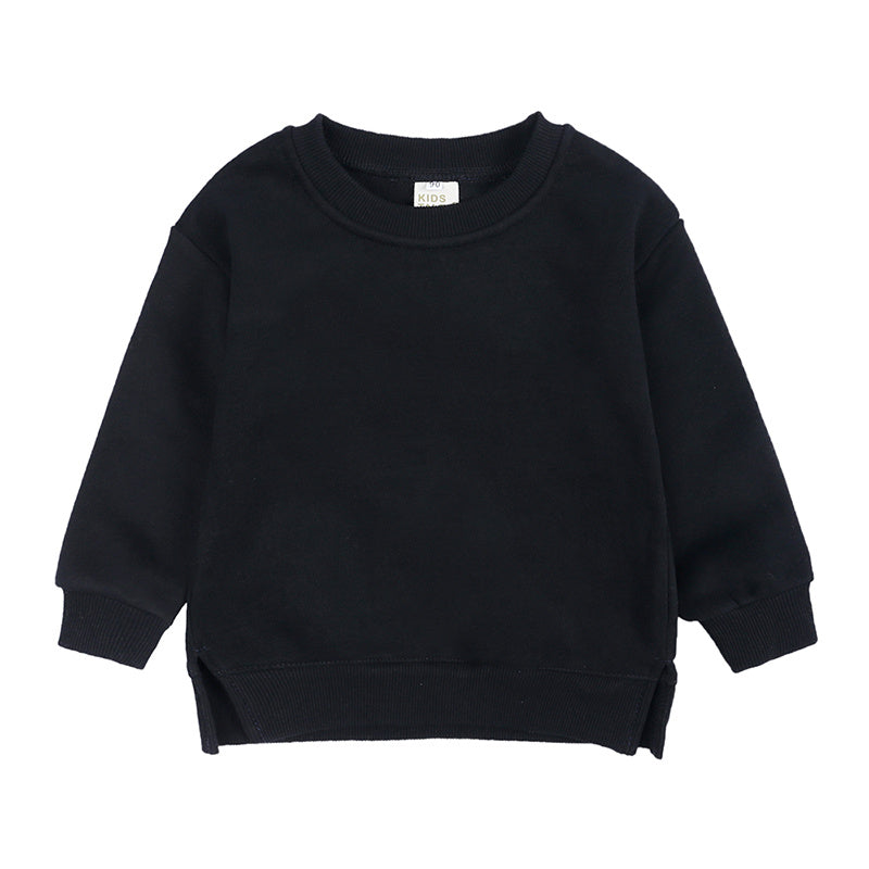 Pull épais à manches longues avec oreilles d'ours pour fille