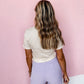 Women's Fashionable Loose Printed Pullover Short Sleeve Top
