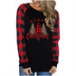 Pull ample imprimé 3D de Noël