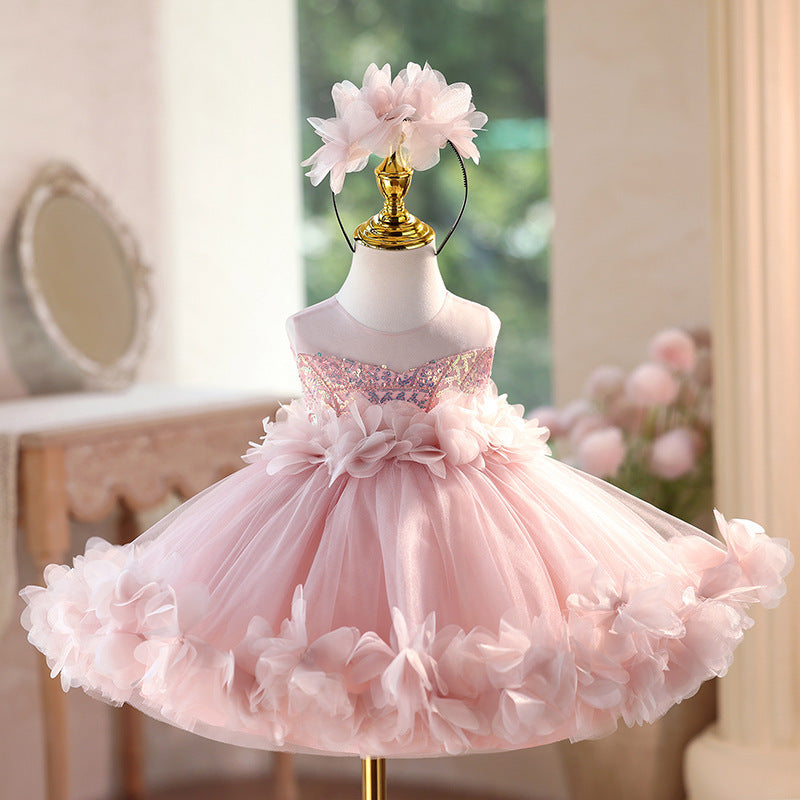 Princess Dress Birthday Full-year Beautiful Tulle Tutu