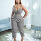 Women's Fashion Camisole Solid Color Pants Casual Set