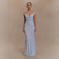Lace-up Hollow-out Slim-fit Dress Women