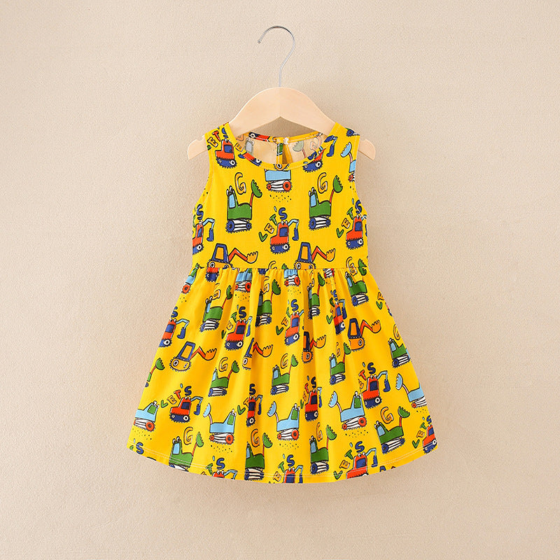 A-line Skirt Girls' Dress Medium And Small