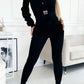 Women's Waist Girdle Sports Hooded Suit