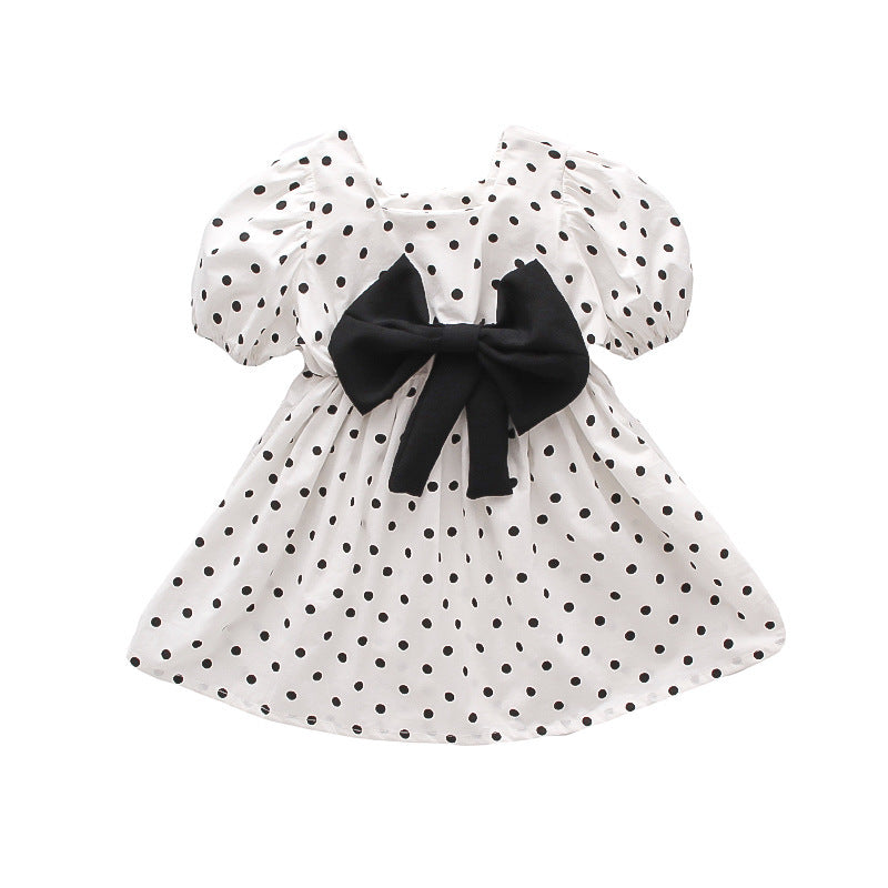 Robe de princesse rouge pour enfants, style western, jupe à nœud pour bébé fille