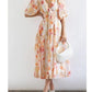 Women's Pleating Beach Flowy Dress