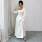 Advanced Solid Color Long Sleeve Dress Women's Clothing
