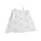 Heart Printing Women's Strapless Pullover Long Sleeve T-shirt