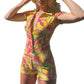 European And American Fashion Shirt Jumpsuit