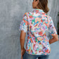 White Mid-sleeve Pullover Stitching Print Fashion Business Temperament Commuting