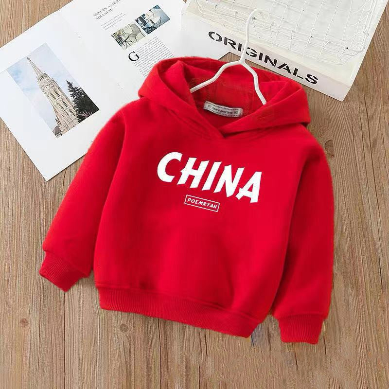 Pull à capuche et vêtements à manches longues en cachemire pour enfants, garçons et filles