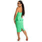 Robe décontractée à manches longues et col rond pour femme