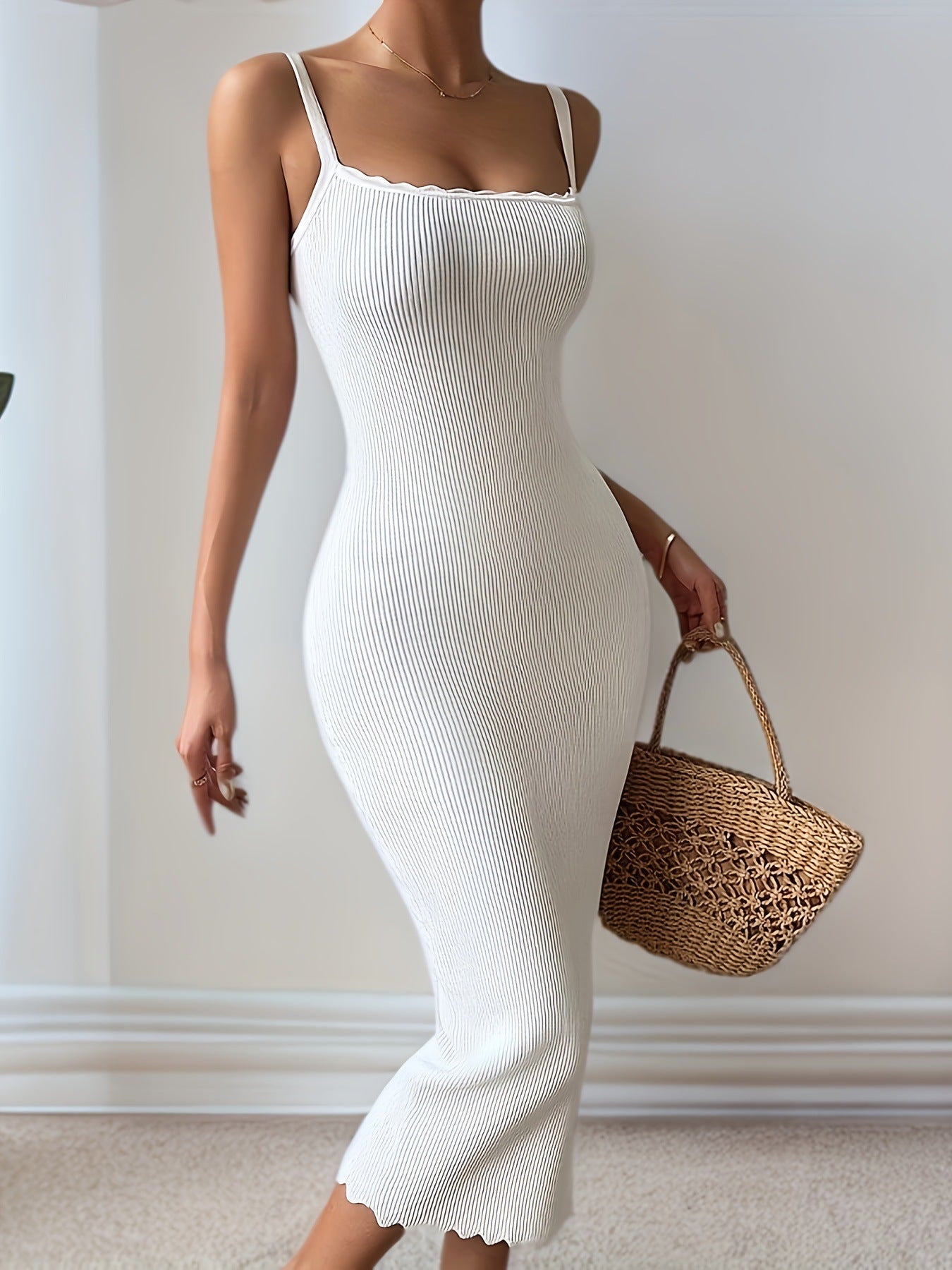 Women's Personality Slim Fit Sling Sheath Dress