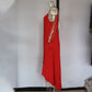 Fashionable Women's Suspender Lotus Leaf Dress