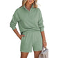 Combinaison de sport ample de couleur unie pour femmes, tenue de yoga