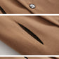 Trendy Loose Warm Woolen Woolen Trench Coat Jacket Men
