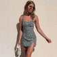 New Floral Sling Split Dress Skirt