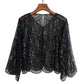 Women's Fashionable All-matching Party Banquet Sequined Coat
