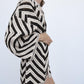 Crochet Kimono-style Knitted Lace-up Tunic