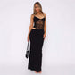 New Mesh Long Skirt Elastic Sling Dress