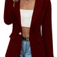 Fashion Casual Solid Color Long Sleeve Coat