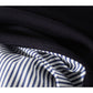 Women's Fashion Commuter Loose Air Layer Round Neck Stripes Patchwork Sweater